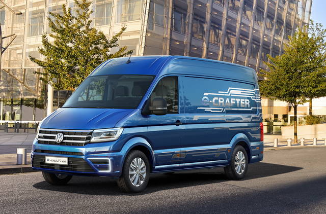 volkswagen crafter furgoni elettrici