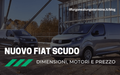 Nuovo Fiat Scudo: dimensioni, motori, interni e prezzo