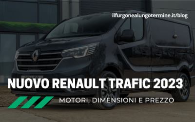 Nuovo Renault Trafic 2023: motori, dimensioni e prezzo